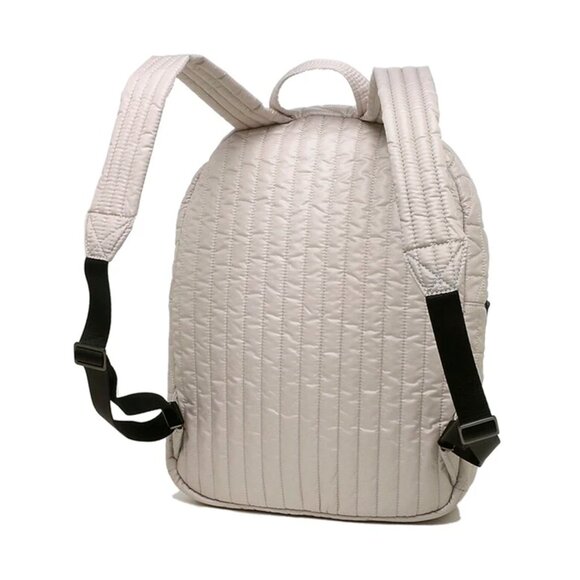 S Michael Kors Winnie Large Nylon Backpack 35T0UW4B7C Aluminum Gray NWT $448 FS - Picture 7 of 7